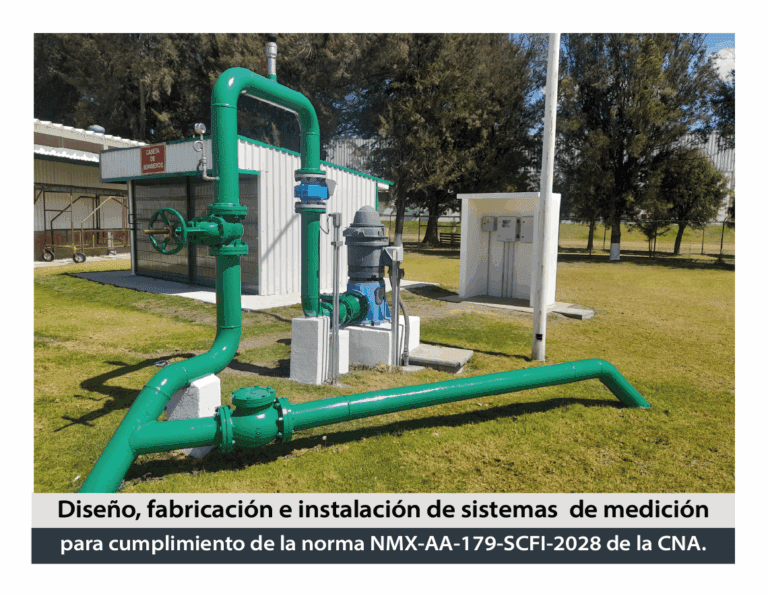 04 DISEÑO, FABRICACIÓN E INSTALACIÓN DE SISTEMAS DE MEDICIÓN PARA CUMPLIMIENTO DE LA NORMA NMX-AA-179-SCFI-2028 DE LA CNA