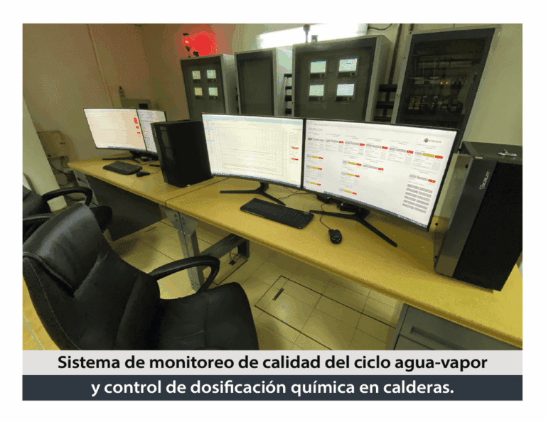 07 SISTEMA DE MONITOREO DE CALIDAD DEL CICLO AGUA-VAPOR Y CONTROL DE DOSIFICACIÓN QUÍMICA EN CALDERAS